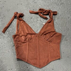 Willow root tank, crop top